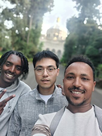 with my client and my Limalimo Ethiopia Tours Authentic Ethiopian Tours, Culture & Adventure